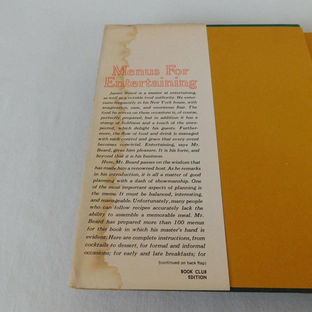 James Beard Menus Entertaining 1965 HCDJ Recipes Every Occasion Picnic Dinner - Picture 3 of 12